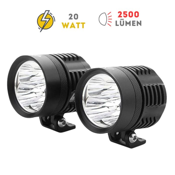 Knmaster Husky 20W Motosiklet Led Sis Farı