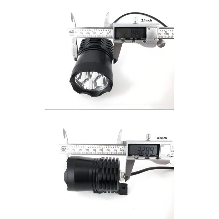 Knmaster Fighter S 20W Çakarlı Motosiklet Led Sis Farı - Görsel 5