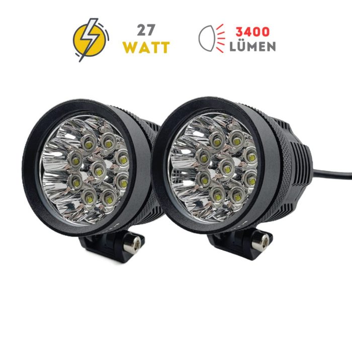 Knmaster Alien 27W Motosiklet Led Sis Farı