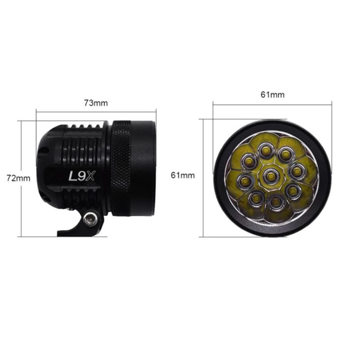 Knmaster Alien 27W Motosiklet Led Sis Farı - Görsel 7