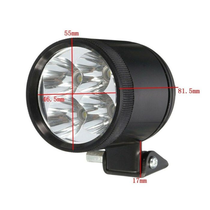 Knmaster Cheetah S 20W Çakarlı Motosiklet Led Sis Farı - Görsel 6