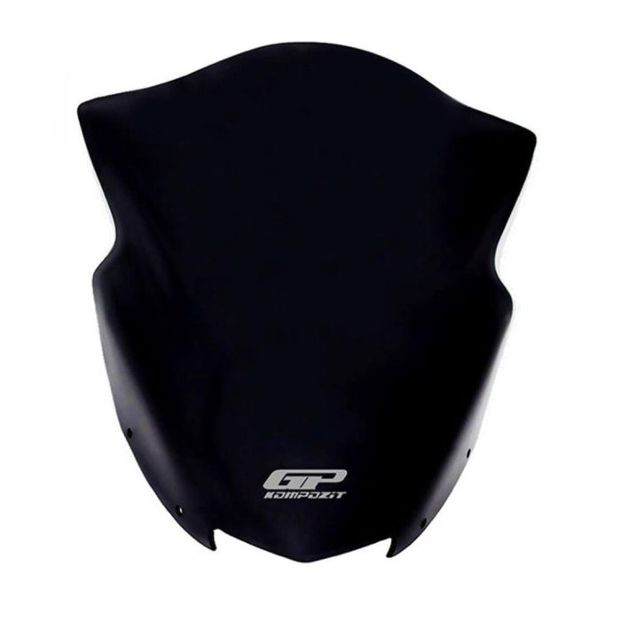 GP Kompozit Bajaj Dominar 250 / 400 2017-2023 Uyumlu Kısa Ön Cam Siyah 37 Cm GP01030400100031