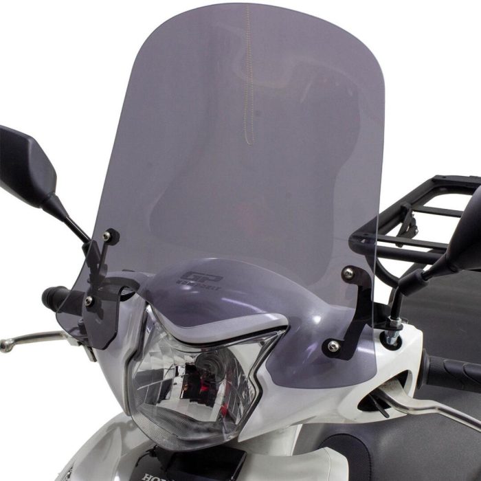 GP Kompozit Honda Dio 2021-2023 Uyumlu Kısa Ön Cam Füme 42 cm GP09220401202074 - Görsel 2