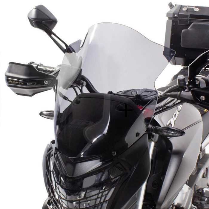 GP Kompozit Bajaj Dominar 250 / 400 2017-2023 Uyumlu Kısa Ön Cam Siyah 37 Cm GP01030400100031 - Görsel 3