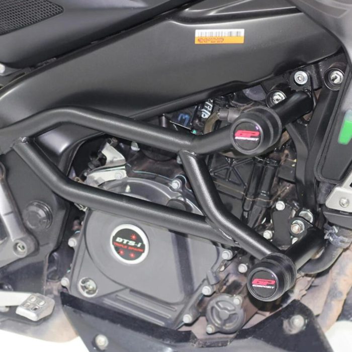 GP Kompozit Bajaj Pulsar NS 200 2011-2021 Uyumlu Motor Koruma Demiri Siyah GP01060100101720 - Görsel 5