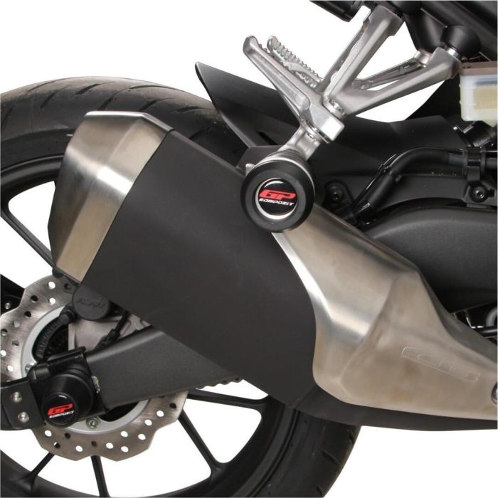 GP Kompozit Honda CB250R 2018-2023 Uyumlu Egzoz Koruma Takozu Siyah GP09080200101216 - Görsel 2