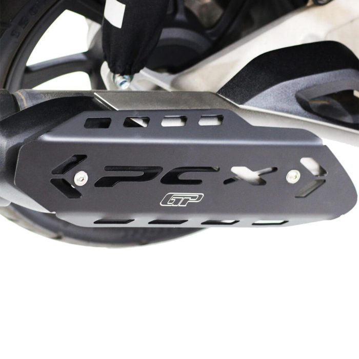 GP Kompozit Honda PCX 125 / 150 2018-2023 Uyumlu Egzoz Koruma Kapağı Siyah GP09330200101877 - Görsel 4