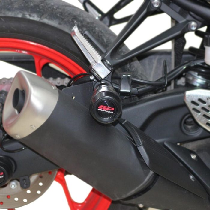 GP Kompozit Yamaha MT-25 2015-2022 Uyumlu Egzoz Koruma Takozu Siyah GP19140200101511 - Görsel 3