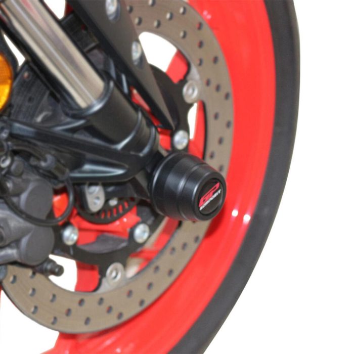 GP Kompozit Yamaha MT-25 2015-2023 Uyumlu Ön ve Arka Aks Koruma Takozu Seti Siyah GP19140300100492 - Görsel 3