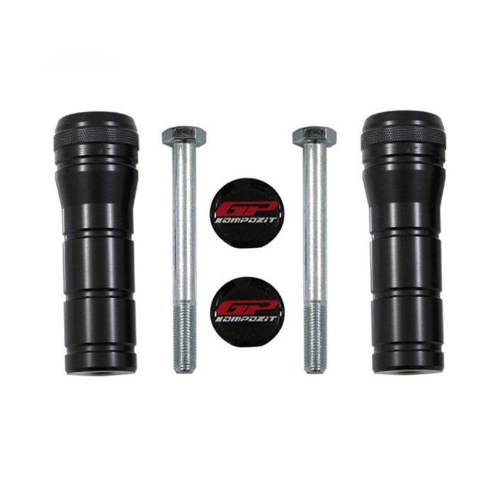 GP Kompozit Yamaha NMAX 125 / 155 2015-2022 Uyumlu Egzoz Koruma Takozu Siyah GP19160200101214