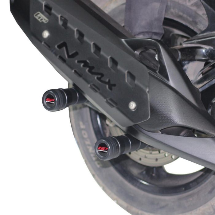 GP Kompozit Yamaha NMAX 125 / 155 2015-2022 Uyumlu Egzoz Koruma Takozu Siyah GP19160200101214 - Görsel 3