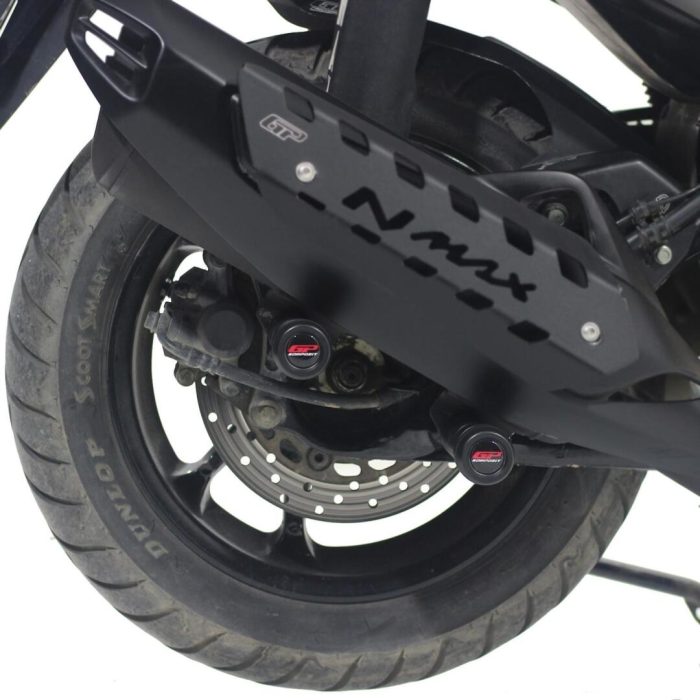 GP Kompozit Yamaha NMAX 125 / 155 2015-2022 Uyumlu Egzoz Koruma Takozu Siyah GP19160200101214 - Görsel 4