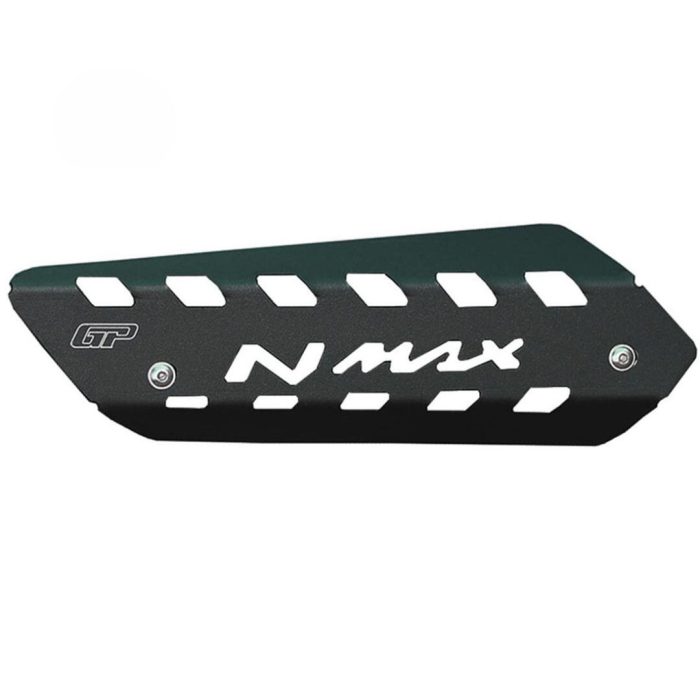 GP Kompozit Yamaha NMAX 125 / 155 2015-2020 Uyumlu Egzoz Koruma Kapağı Siyah GP19160200101778
