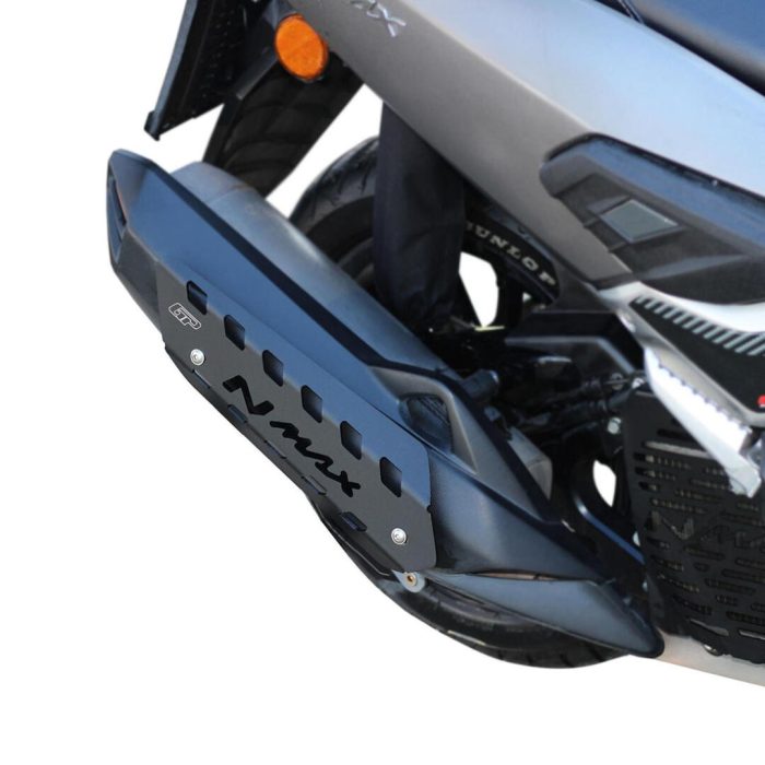 GP Kompozit Yamaha NMAX 125 / 155 2015-2020 Uyumlu Egzoz Koruma Kapağı Siyah GP19160200101778 - Görsel 3