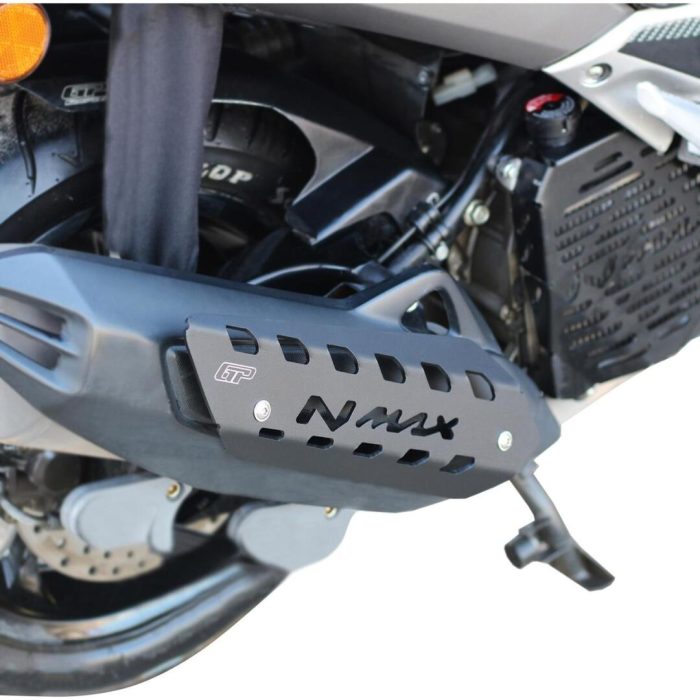 GP Kompozit Yamaha NMAX 125 / 155 2015-2020 Uyumlu Egzoz Koruma Kapağı Siyah GP19160200101778 - Görsel 4