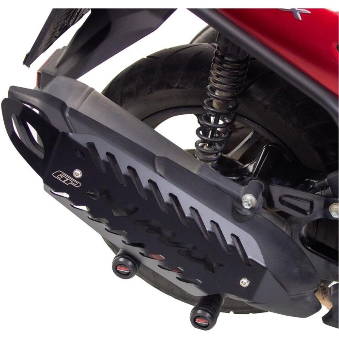GP Kompozit Yamaha NMAX 125 / 155 2021 Uyumlu Spor Egzoz Koruma Kapağı Siyah GP19170200102049 - Görsel 2