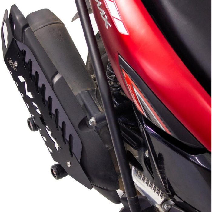 GP Kompozit Yamaha NMAX 125 / 155 2021 Uyumlu Spor Egzoz Koruma Kapağı Siyah GP19170200102049 - Görsel 3