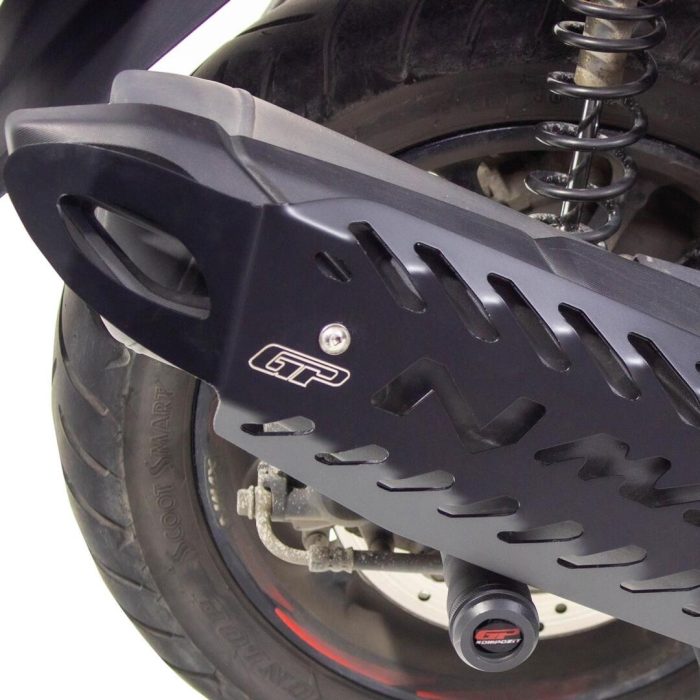GP Kompozit Yamaha NMAX 125 / 155 2021 Uyumlu Spor Egzoz Koruma Kapağı Siyah GP19170200102049 - Görsel 4