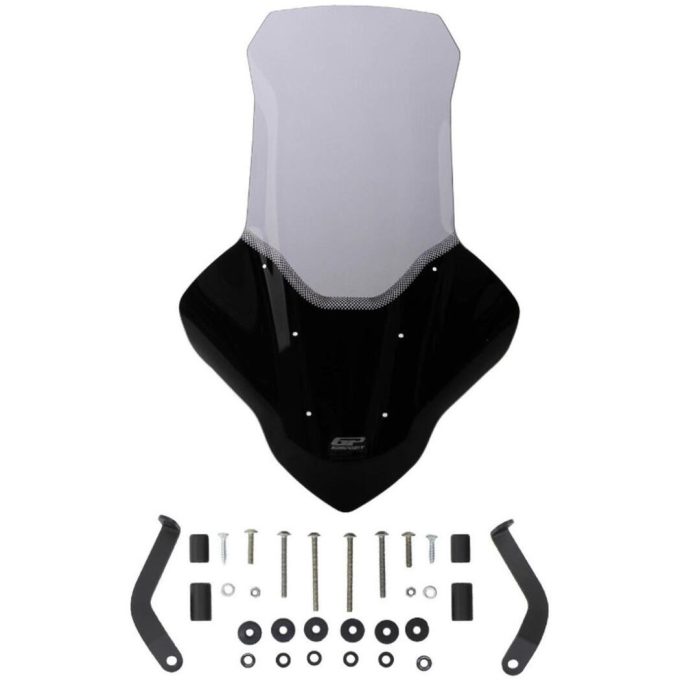 GP Kompozit Yamaha NMAX 125 / 155 2021- 2023 Uyumlu Elcikli Uzun Tur Camı Füme 82 Cm GP19170401202133 - Görsel 2