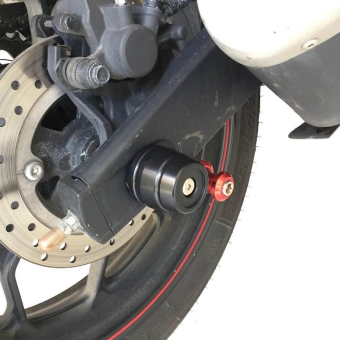 GP Kompozit Yamaha R25 2015-2022 Uyumlu Ön ve Arka Aks Koruma Takoz Seti Siyah GP19200300100766 - Görsel 2