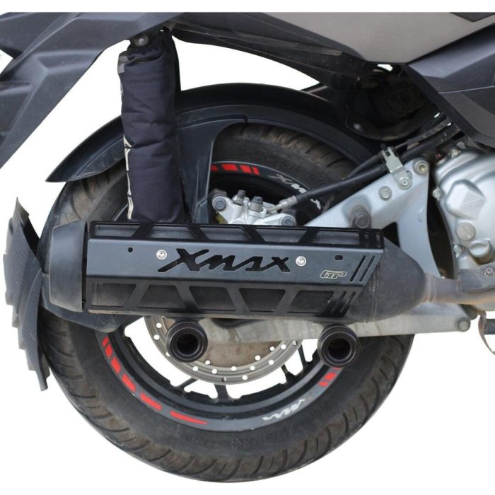 GP Kompozit Yamaha XMAX 250 2011-2017 Uyumlu Egzoz Koruma Kapağı Siyah GP19320200101605 - Görsel 3