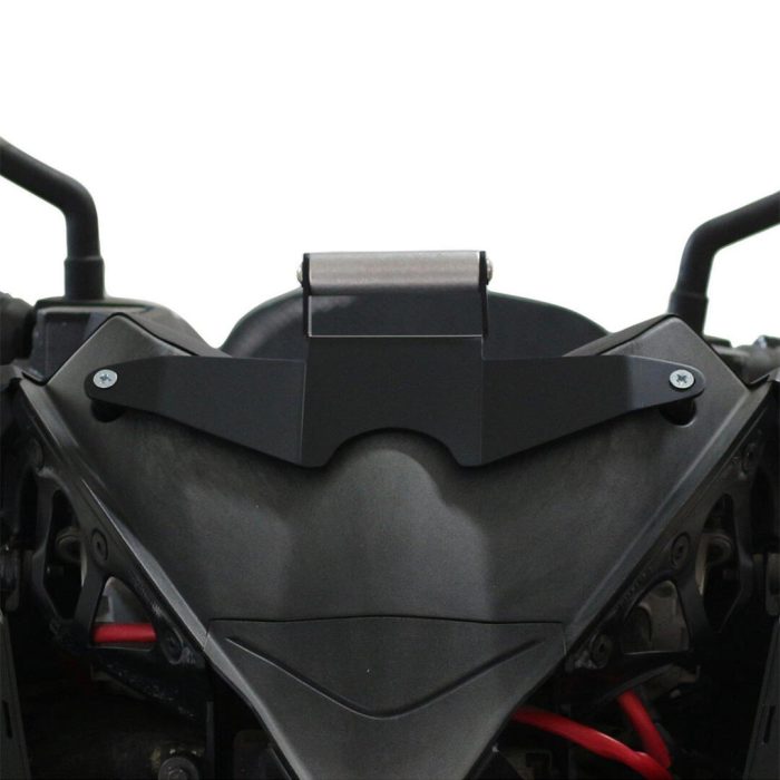 GP Kompozit Yamaha XMAX 250 / 400 2014-2017 Uyumlu Telefon / Navigasyon Tutucu Gri GP19320200801704 - Görsel 4
