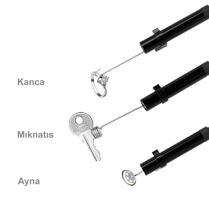 Knmaster Ek-10h Bronz Endüstriyel Endoskop Boroskop Yılan Kamera - Görsel 5