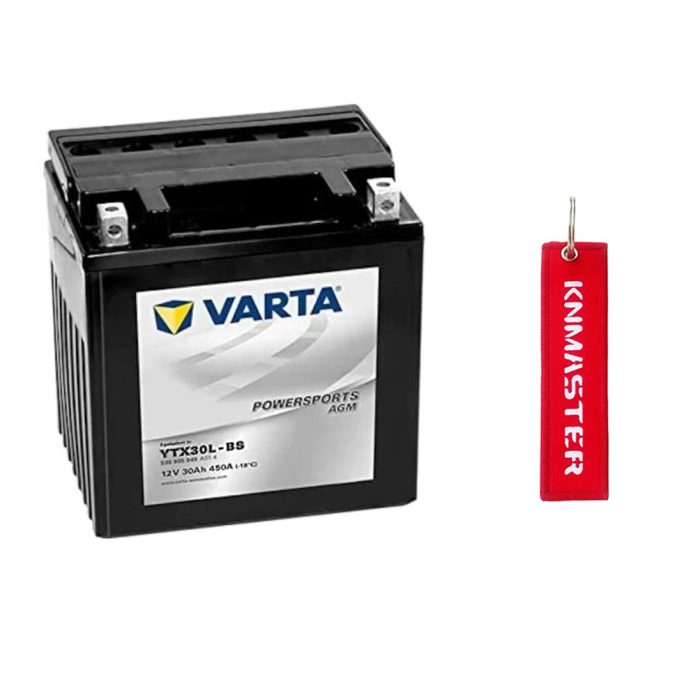 Varta YTX30L-BS Motosiklet Aküsü + KNMASTER ANAHTARLIK