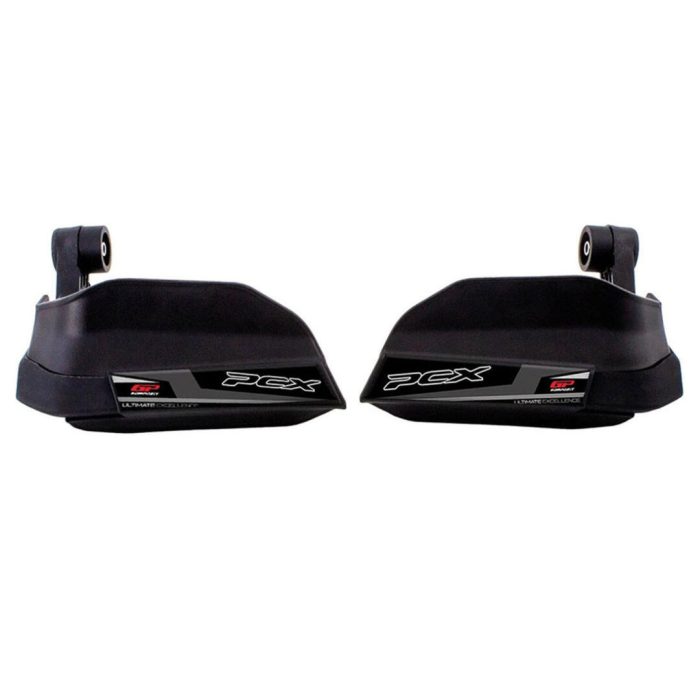 GP Kompozit Honda PCX 125 / 150 2014-2023 Uyumlu Plastik Elcik Koruma Siyah GP09330800102022