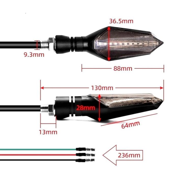 Knmaster KS-230 Sarı Mavi Sinyal Takımı - Görsel 5
