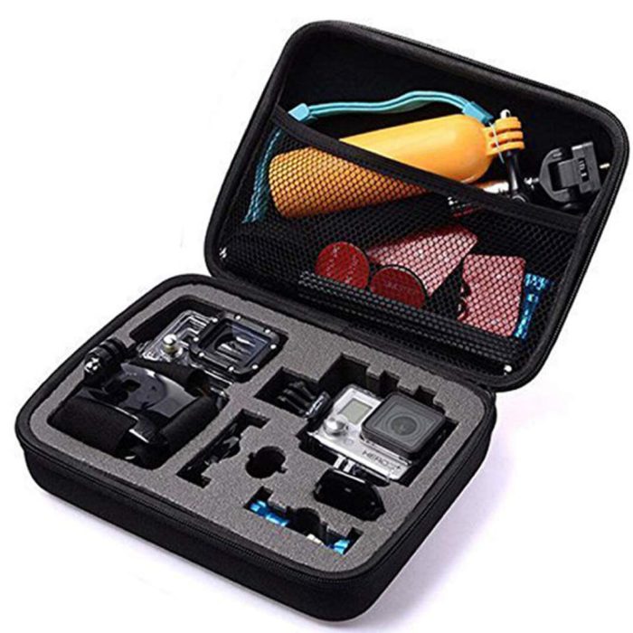 GoPro Aksiyon Kamera + Knmaster GoPro Büyük Boy Karbon Çanta - Görsel 4