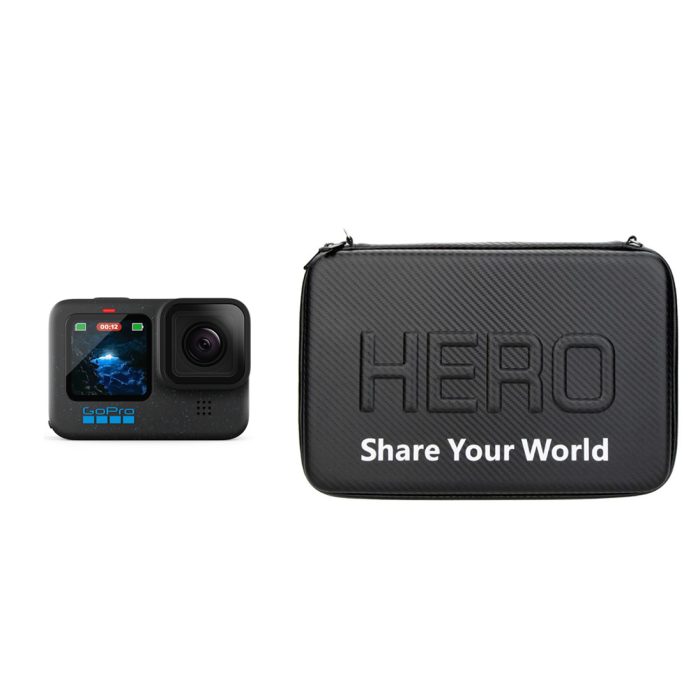 GoPro Aksiyon Kamera + Knmaster GoPro Büyük Boy Karbon Çanta