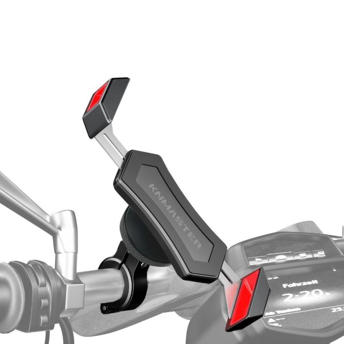 Knmaster TT-200 Plus Titreşim Engelleyici Tüm Motosikletlere Uyumlu Hayalet Telefon Tutucu
