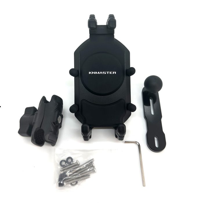 Knmaster TT-800V Titreşim Engelleyici Motosikletlerin Fren Hidrolik Kapağına Uyumlu Telefon Tutucu - Görsel 2