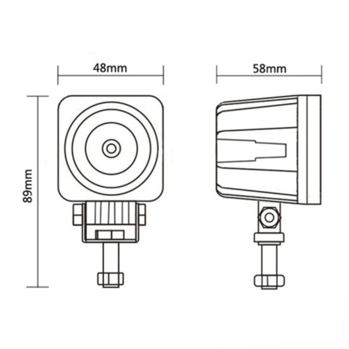 Knmaster C1 Fire 10w LED Sis Farı - Görsel 4