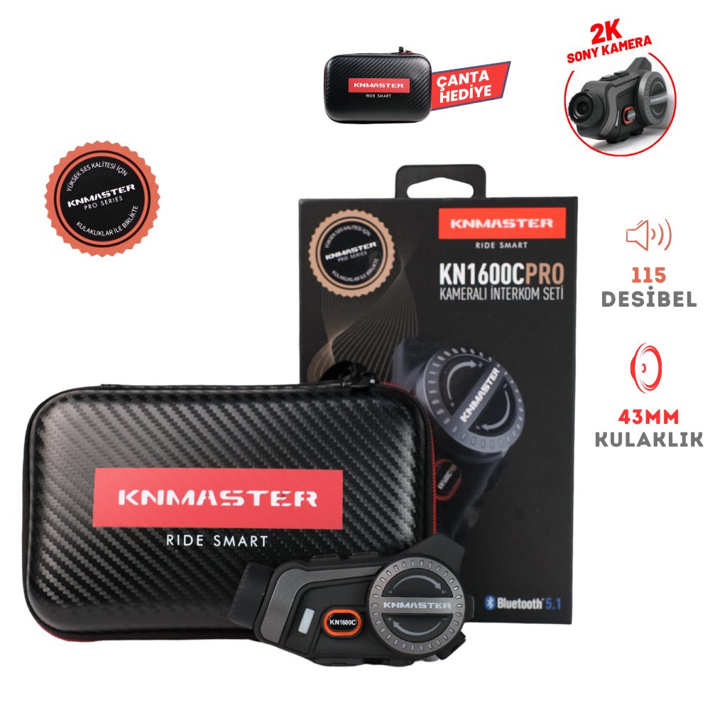 1 knmaster kamerali interkom