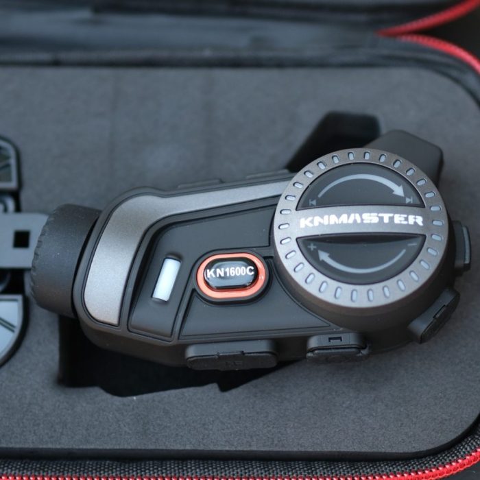 KNMASTER KN1600C Kameralı Motosiklet Kask İnterkom Bluetooth İntercom Kulaklık Seti - Görsel 4