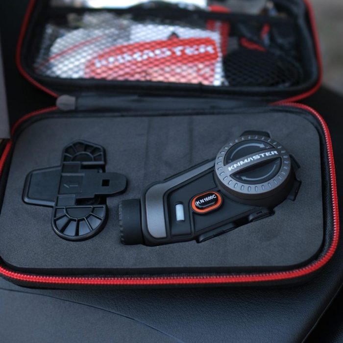 KNMASTER KN1600C Kameralı Motosiklet Kask İnterkom Bluetooth İntercom Kulaklık Seti - Görsel 5