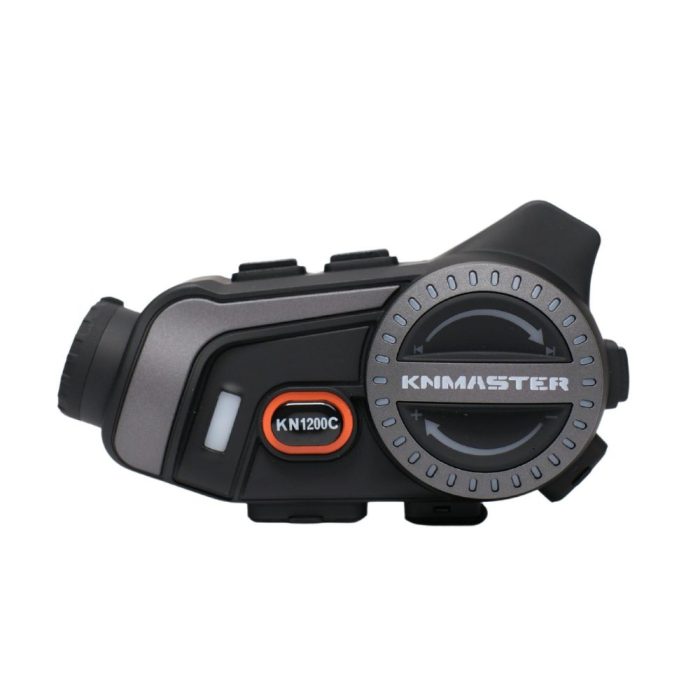 KNMASTER KN1200C Kameralı Motosiklet Kask İnterkom Bluetooth Intercom Kulaklık Seti - Görsel 2