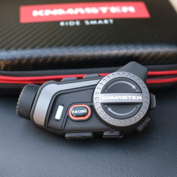 KNMASTER KN1200C Kameralı Motosiklet Kask İnterkom Bluetooth Intercom Kulaklık Seti - Görsel 4