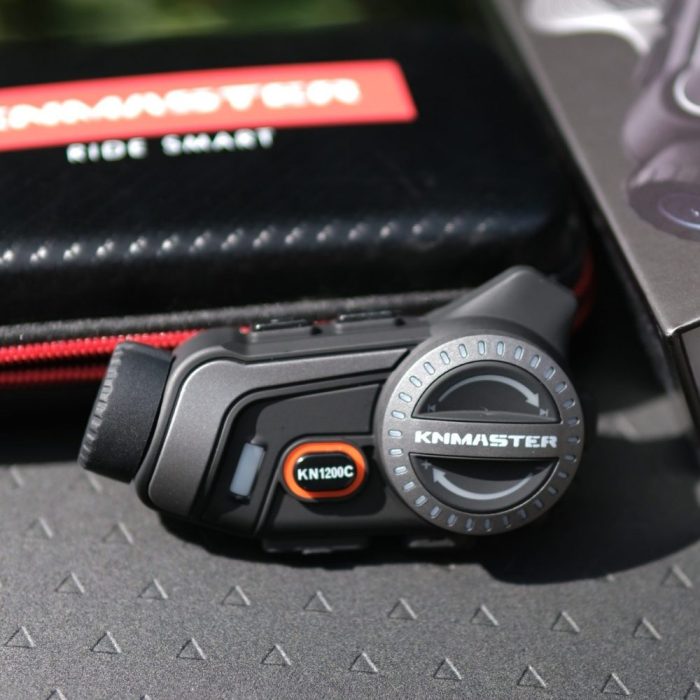 KNMASTER KN1200C Kameralı Motosiklet Kask İnterkom Bluetooth Intercom Kulaklık Seti - Görsel 5