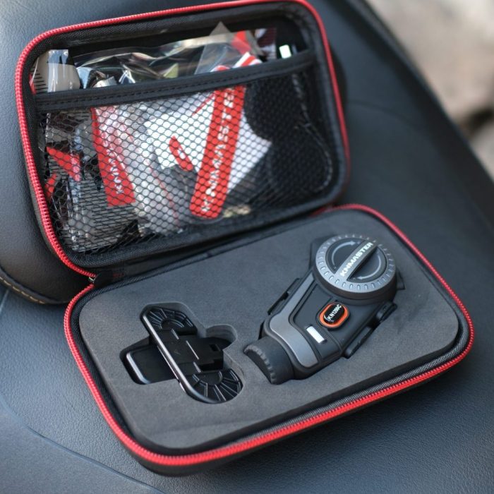 KNMASTER KN1200C Kameralı Motosiklet Kask İnterkom Bluetooth Intercom Kulaklık Seti - Görsel 6