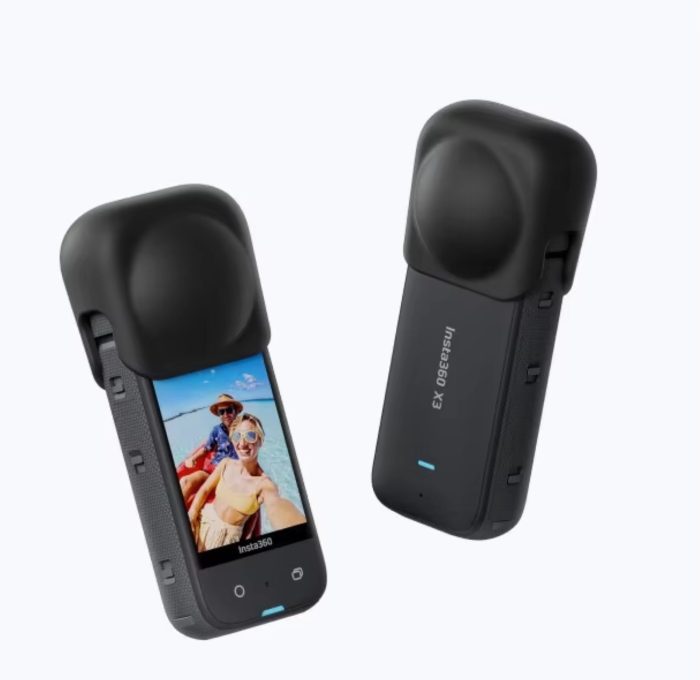 Knmaster Insta360 X3 Silikon Lens Kapağı - Lens Koruma - Görsel 5