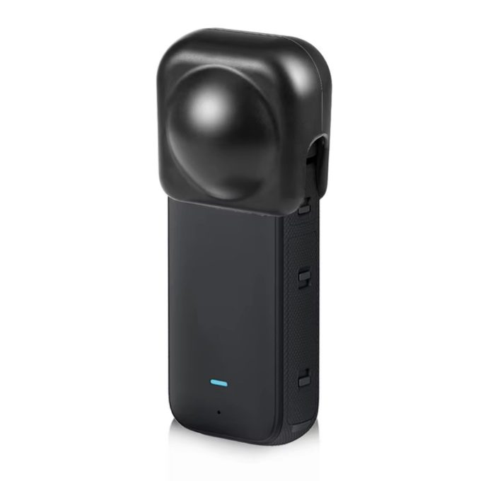 Knmaster Insta360 X3 Silikon Lens Kapağı - Lens Koruma - Görsel 4