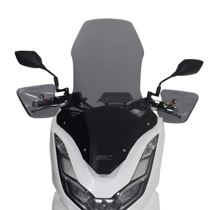 GP Kompozit Honda PCX 125 2021-2024 Uyumlu Ön Tur Camı Füme 79 cm - Görsel 2