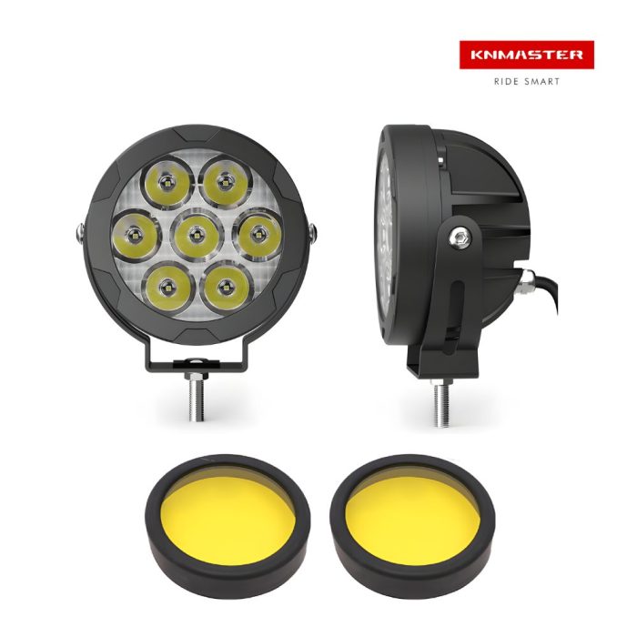 Knmaster Sunny7 65W Çift Renkli Motosiklet Led Sis Farı - Görsel 2