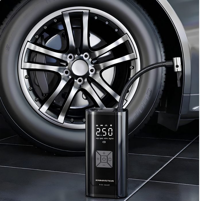 Knmaster LP100: 150 PSI Dijital Göstergeli Şarjlı Hava Pompası - Görsel 5