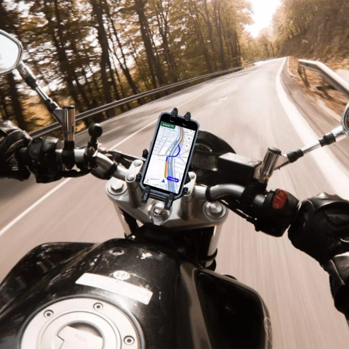 Knmaster TT-860 Titreşim Engelleyicili Tüm Motosikletlere Uyumlu Telefon Tutucu - Görsel 7