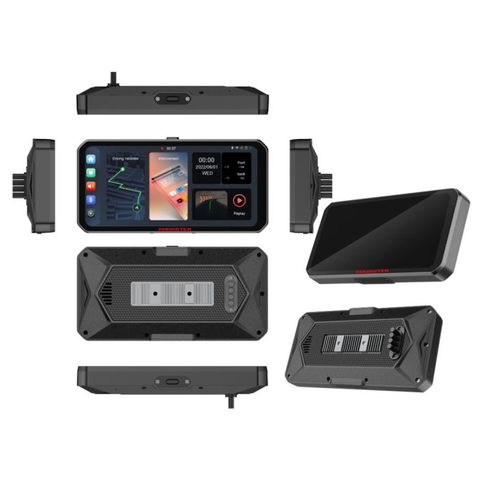 KNMASTER MOTOPLAY 1000 – 6.25” Kablosuz CarPlay & Android Auto Destekli Motosiklet Multimedya Ekranı - Görsel 2